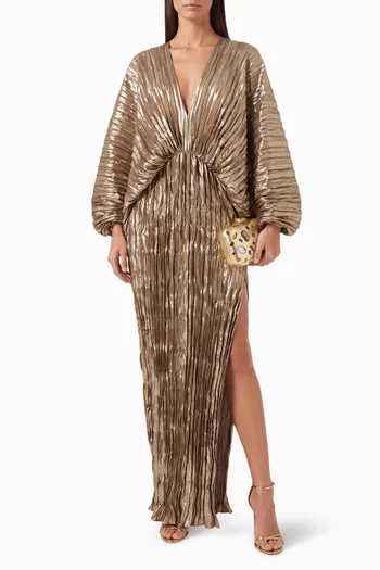 De Luxe Slit Gown