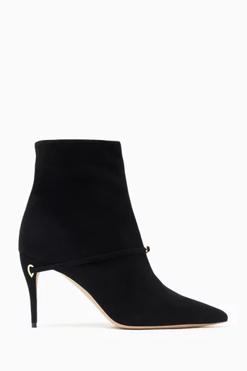Rocco 85 Ankle Boots in Suede