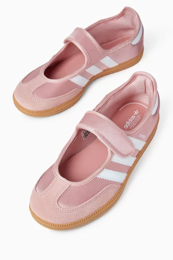 Samba Jane Flats in Satin