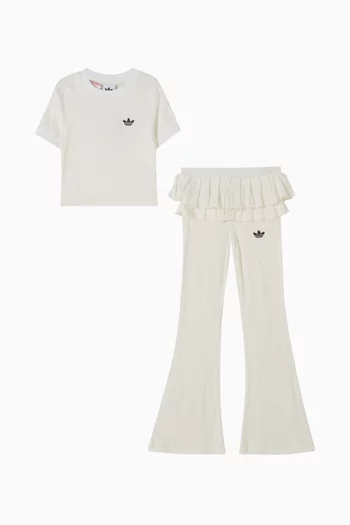 Slim Fit Knit T-Shirt and Leggings Set