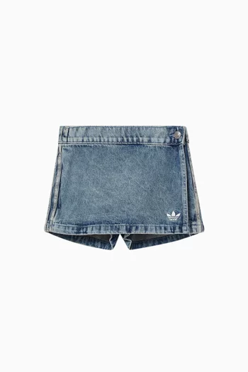 Firebird Skorts in Denim
