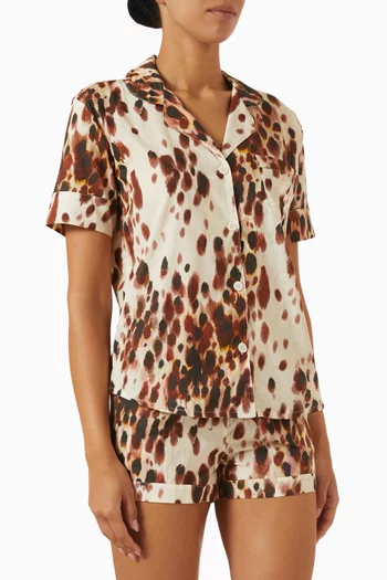 Short-sleeve Pyjama Set in Organic Cotton