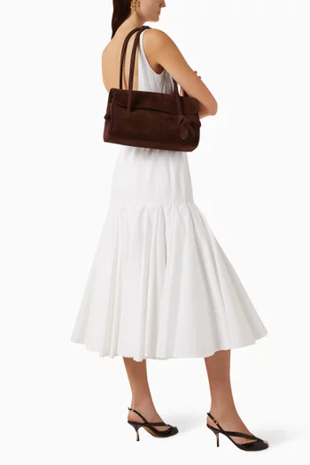 Le Turismo Long Tote Bag in Calfskin Suede