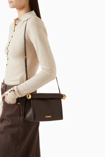 Le Rond Carré Shoulder Bag in Leather
