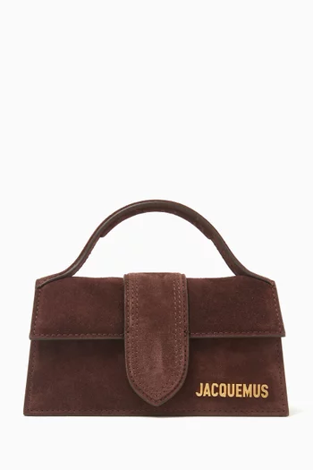 Le Bambino Mini Tote Bag in Suede