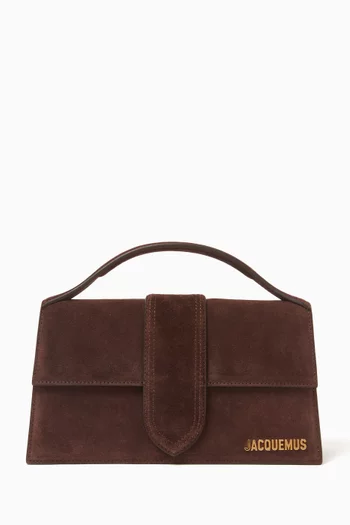 Le Grand Bambino Medium Tote Bag in Suede