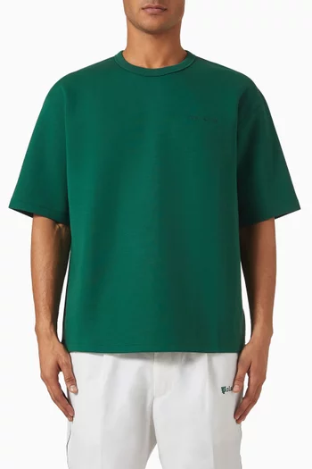 Logo Embroidered T-shirt in Knit
