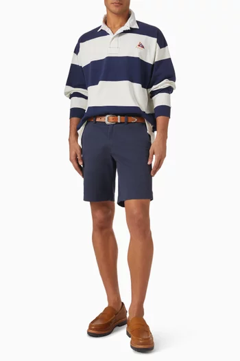 Striped Rugby T-shirt in Jersey