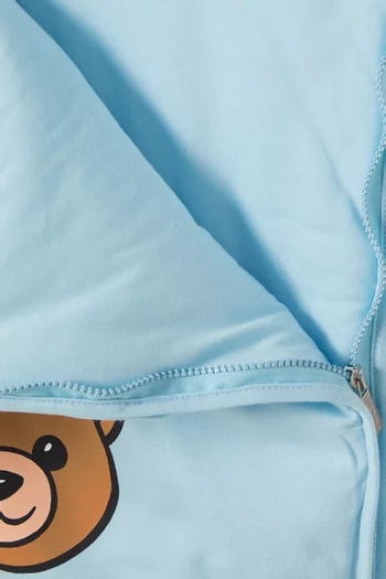 Teddy Bear Sleeping Bag in Cotton