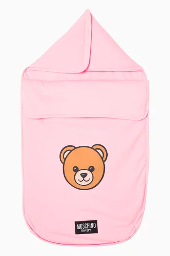 Teddy Bear Sleeping Bag in Cotton