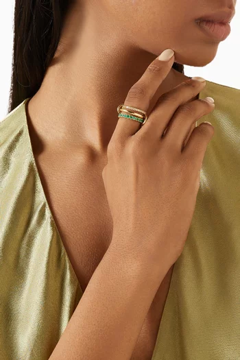Norah Emerald Ring in 18kt Gold