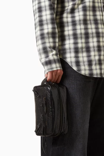 Le City Toiletry Pouch in Arena Lambskin