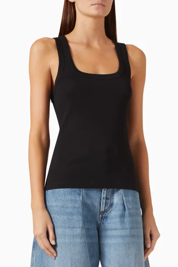 The Gros Grain Tank Top in Cotton