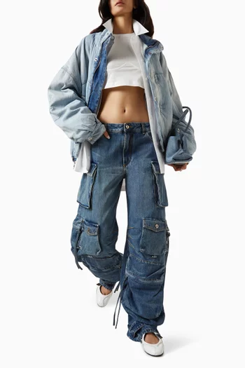 Cargo Jeans in Denim