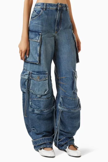 Cargo Jeans in Denim