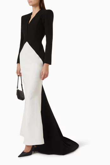 Eclipse V-neck Gown