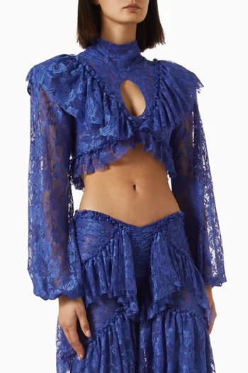 Floral Top in Lace