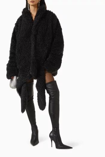 Oversized Jacket in Faux Fur