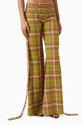 Flare Pants in Cotton
