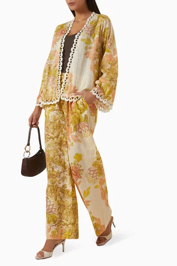 Lila Co-ord Set in Cotton