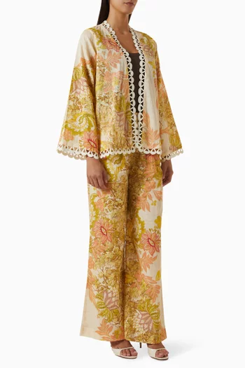 Lila Co-ord Set in Cotton