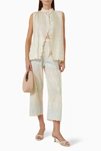 Rumi  Co-ord Set in Khaddi Silk