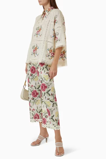 Sira Co-ord Set in Cotton Lawn