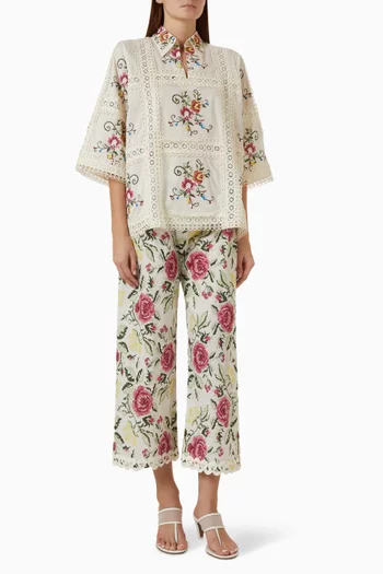 Sira Co-ord Set in Cotton Lawn