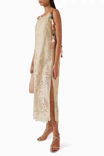 Nysa Midi Dress in Cotton