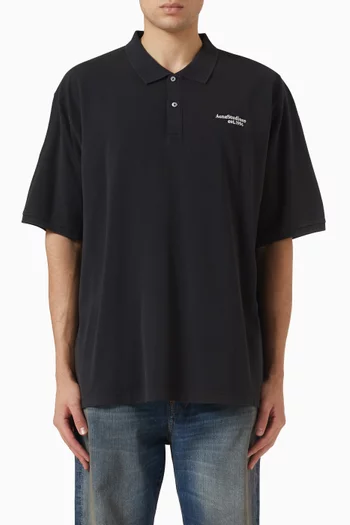 Egnes Washed Polo T-shirt in Cotton