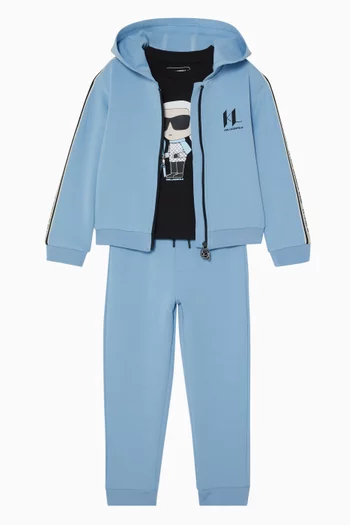 Ikonik Karl Tracksuit Set in Cotton-blend