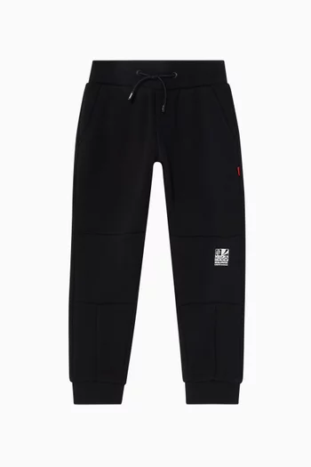 Logo Sweatpants in Cotton Fleece