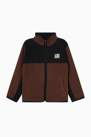 Zip Sweatshirt in Cotton Fleece