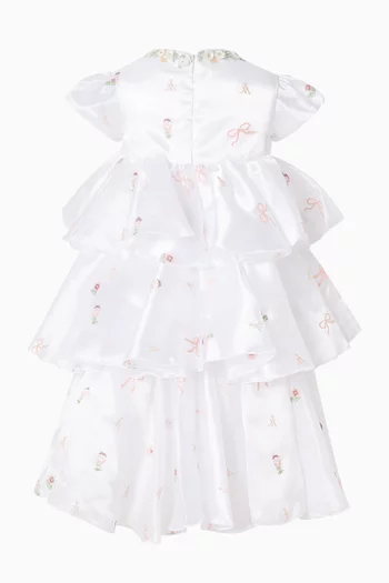 Tiered Floral Dress