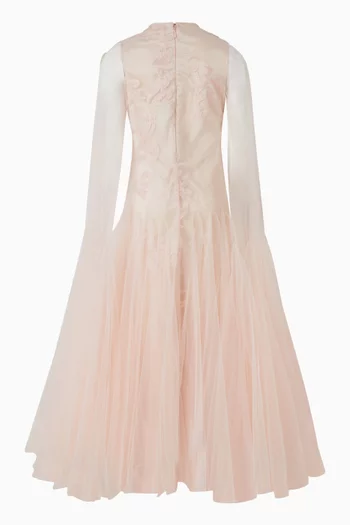 Embellished Gown in Tulle
