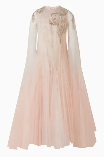 Embellished Gown in Tulle