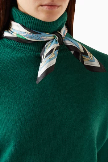 Repatched Bandana Scarf in Silk