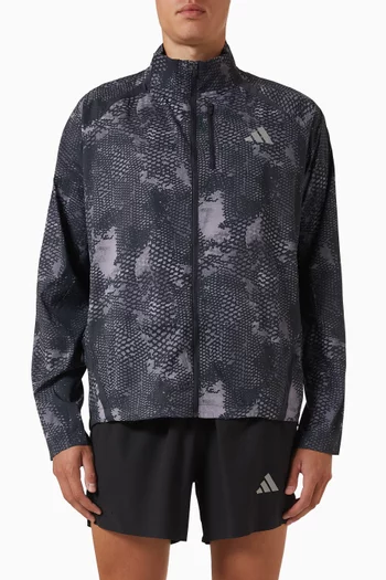 ADI365 Running Animal Print Iconic Jacket