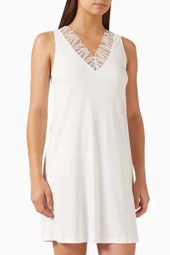 Lace-trim Dress, 90cm