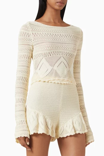 Salma Crochet Top