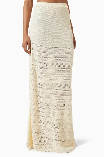 Wynne Crochet Maxi Skirt