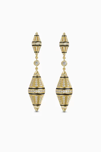 Al Merriyah Diamond Earrings in 18kt Gold
