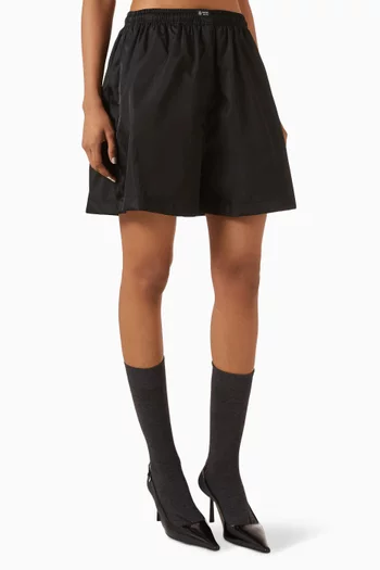 Wide-leg Shorts in Re-Nylon