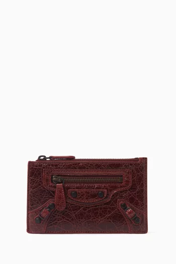 Le City Card Holder in Arena Lambskin