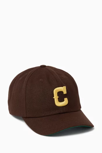 Embroidered-logo Hat