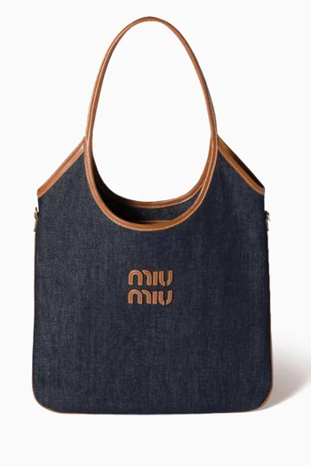 Ivy Top-handle Bag in Denim