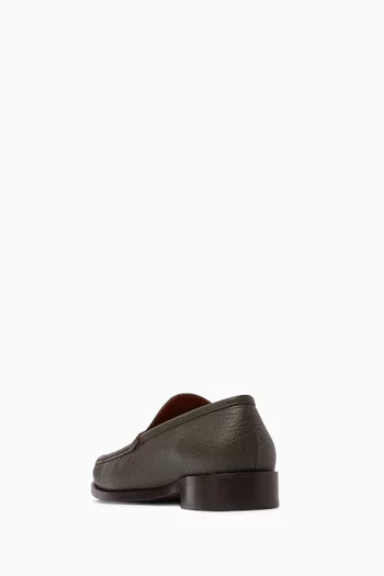 Boafer Loafers in Grainy Calf Leather