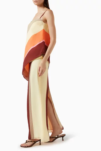 Sumaq Draped Maxi Skirt