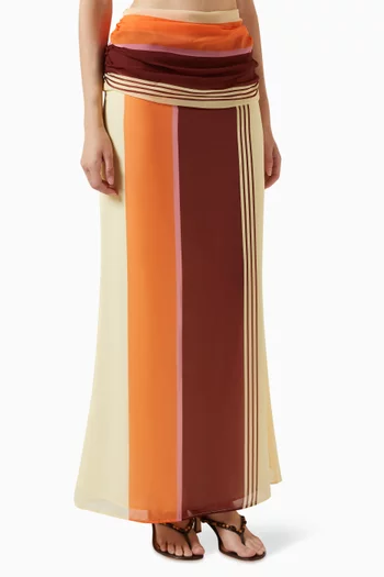 Sumaq Draped Maxi Skirt
