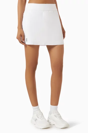 Court Split Mini Skirt